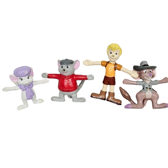 Vintage 90s Applause Disney Rescuers Down Under PVC Figurines Lot of 4‎ C94 - Picture 8 of 8